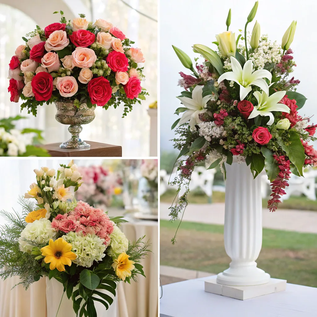 Floral arrangements for events