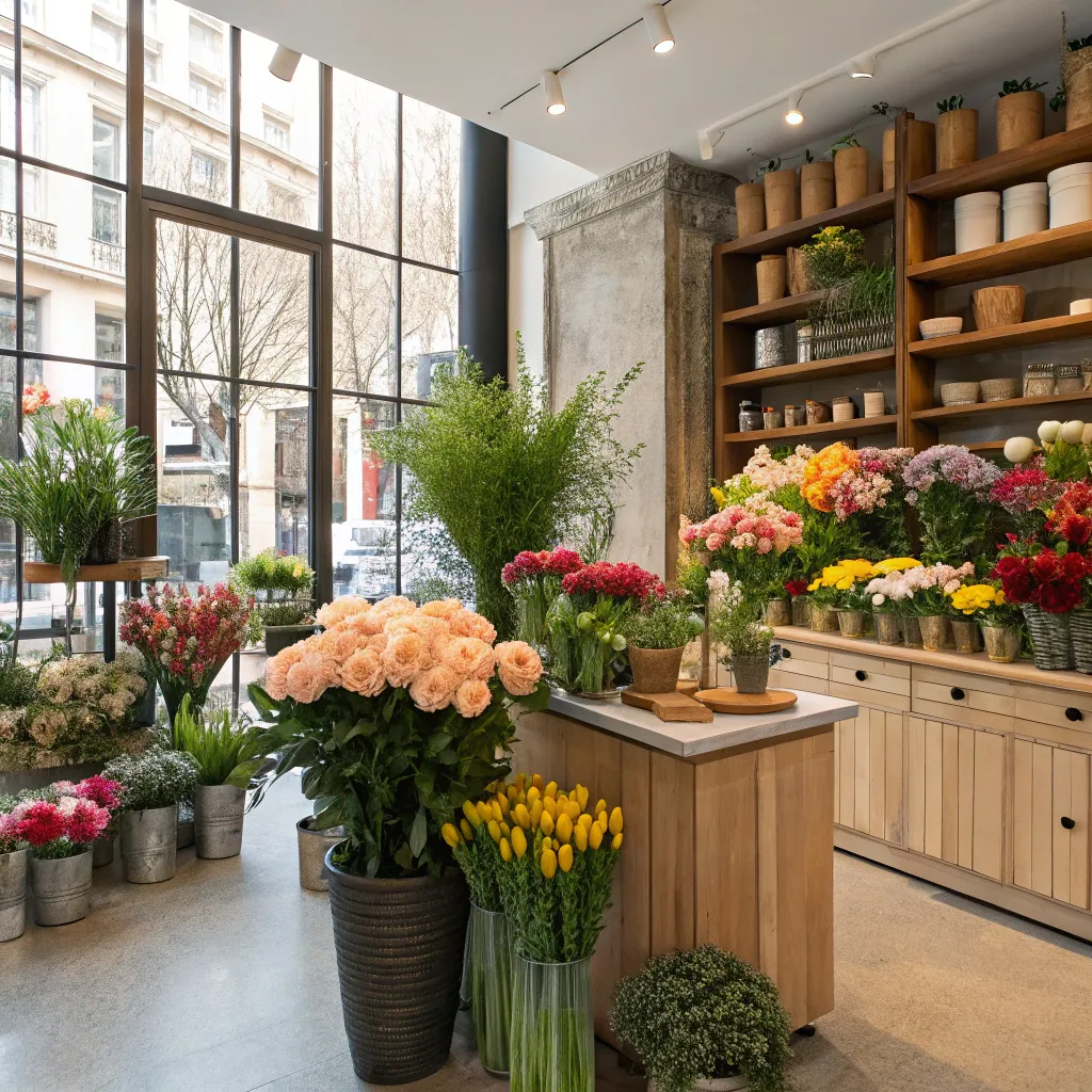 Interior of XYLRENQATH Floral Studio